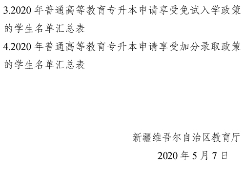 2020年新疆专升本招生计划公布通知3.png