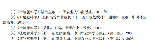 湖南应用技术学院2021年专升本《土壤肥料学》考试大纲