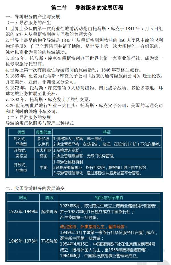 湘南学院2021年专升本导游业务课程考试大纲